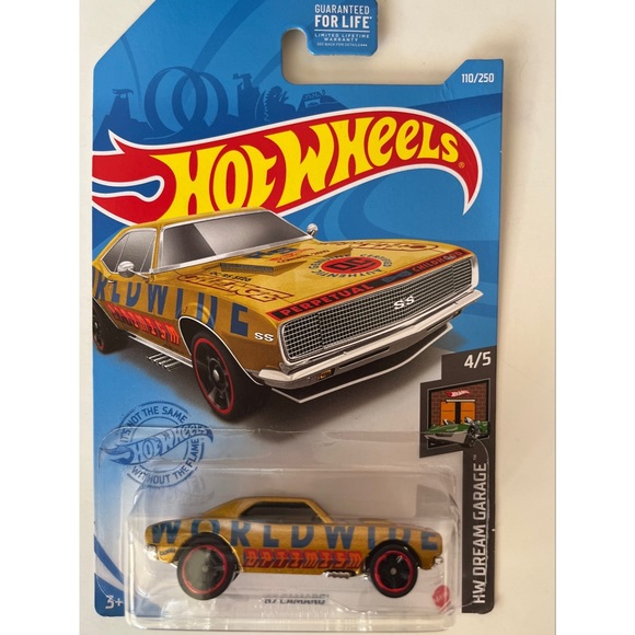 Hot Wheels 2021 Gold '67 Camaro 110/250 HW Dream Garage 4/5 - Picture 1 of 6